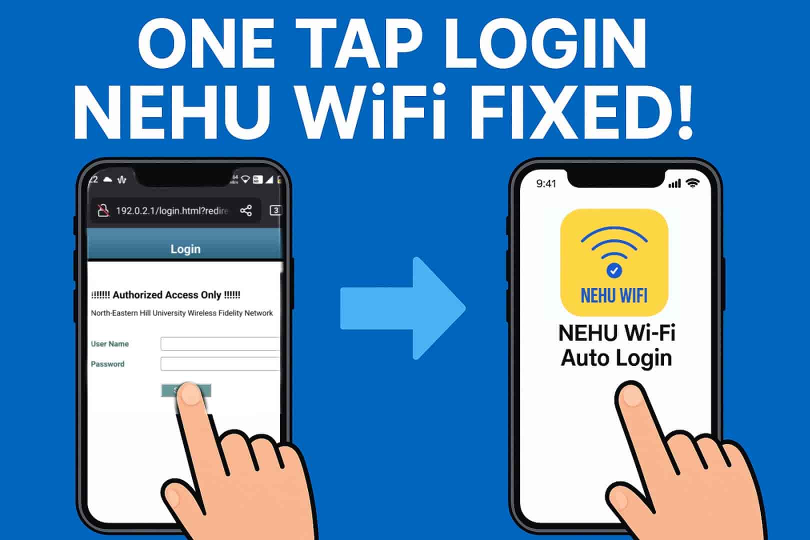 Watch NEHU Wi-Fi App Demo
